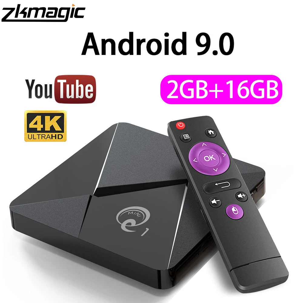 ТВ-приставка ZKMAGIC Q1Mini Android 9 0 Rockchip RK3328 2 + 16 ГБ Wi-Fi 4 | Электроника