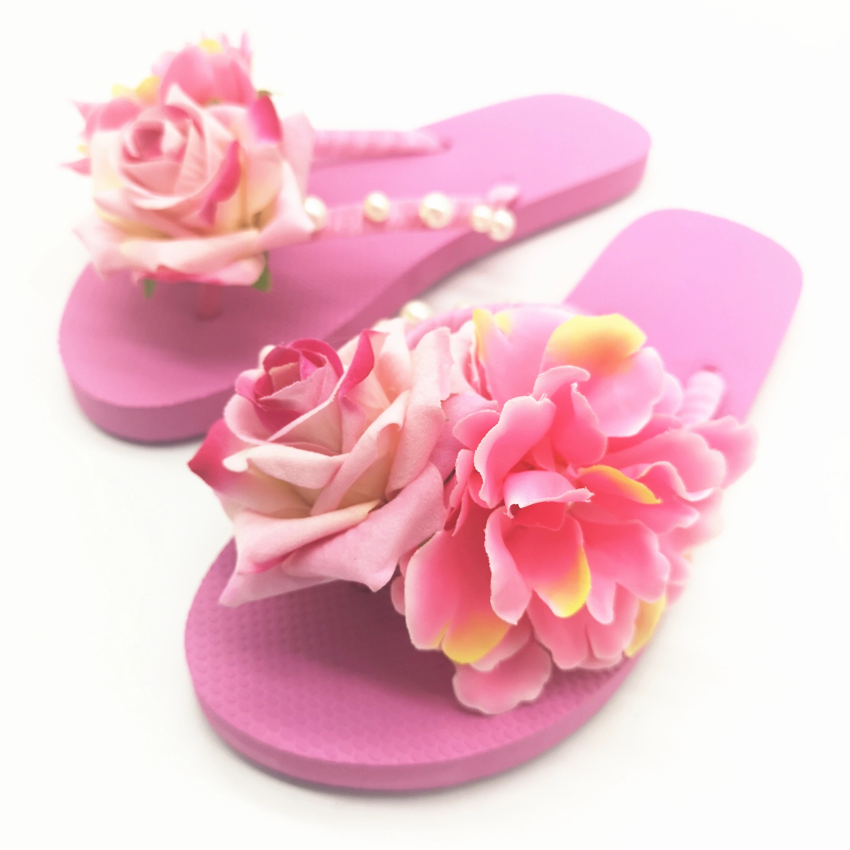 flower flip flop sandals