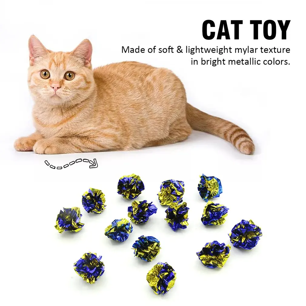Кошка Crinkle игрушка для кошки в виде шара интерактивная игрушка шары кошка Дразнилка для кошки Ловец домашних животных игрушка Поставка игрушек для домашних животных прочная звуковая бумага