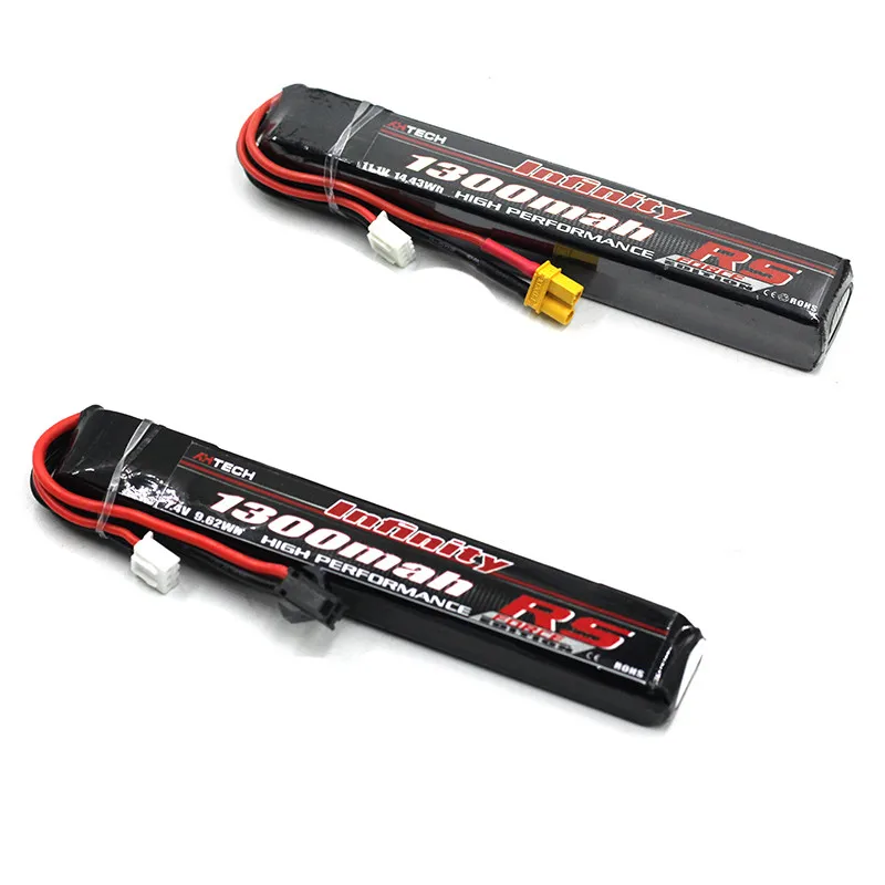 2 шт. Infinity 900 мА · ч 1000 1400 1300 7 4 В 11 1 3S 2S Lipo аккумулятор для воды страйкбол пистолет