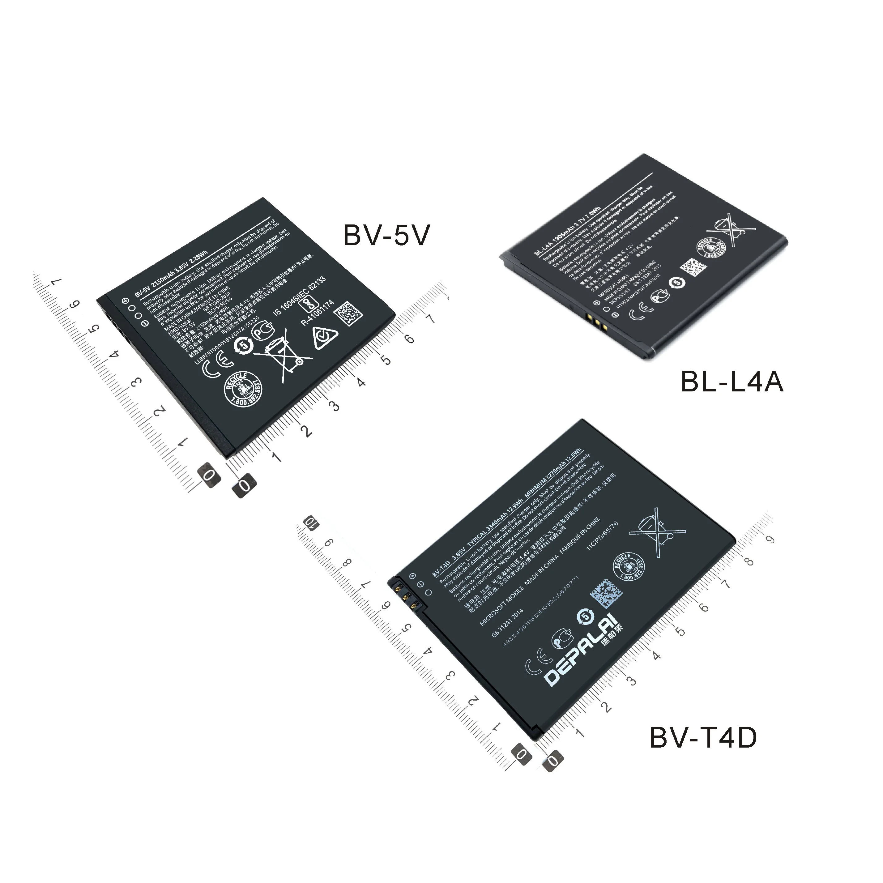 Аккумуляторная батарея для телефона Φ Nokia 1 TA 1047 Lumia L4A 535 830 RM984 T4D 950XL 940XL