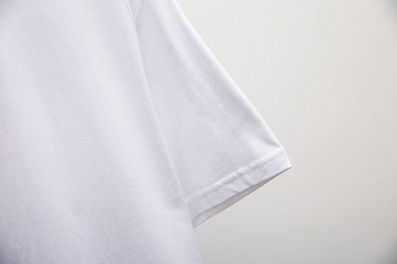 Морской вид кокосовое дерево 19ss Off-White OW мужские/женские модные парные модели влюбленных хлопковая Повседневная футболка с коротким рукавом и круглым вырезом
