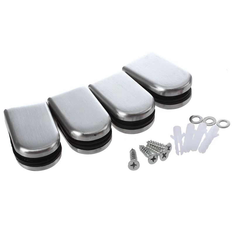 4X нержавеющая сталь стекло зажим держатель для окна балюстрада поручень 53*33*20