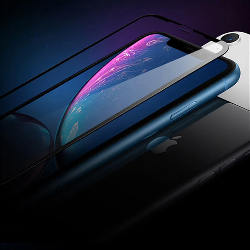 Полное покрытие закаленное стекло для iphone 11 Pro Max 0,3 мм 9H Защитное стекло для экрана для iphone 11 Pro X XR Xs Max стеклянная пленка