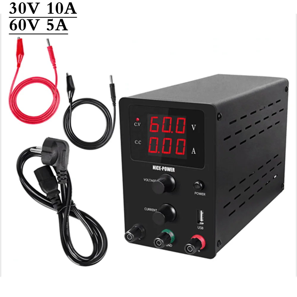 

R-SPS Series DC Switching Power Supply Adjustable Laboratory 30V 10A Bench Source Digital Voltage And Current Regulator 30 V