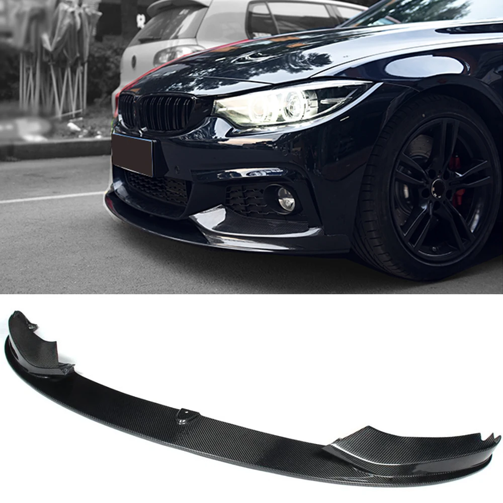 4 серии карбоновый автомобильный передний бампер спойлер для BMW F32 435i M Sport Bumper 2014