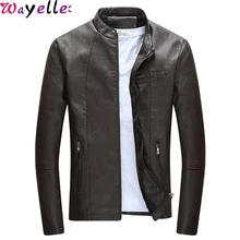 Motorcycle Faux Leather Jackets Men New Autumn Winter Men PU Leather Jackets Coats MenFashion Windbreaker Biker Jackets Men