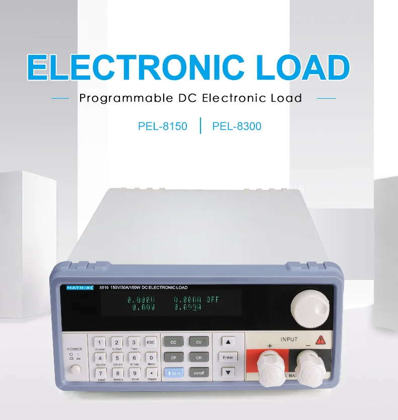 Программируемый DC электронный нагрузочный стенд тестер батареи 150V 30A/60A 150W 300W PEL-8150 8300 тестер матрицы