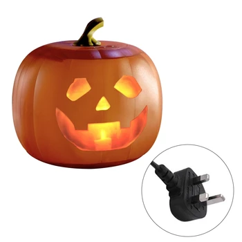 

Halloween Talking Animated Pumpkin, with Built-in Projector & Speaker 3-in-1 Projector for Halloween Home Party Decorati