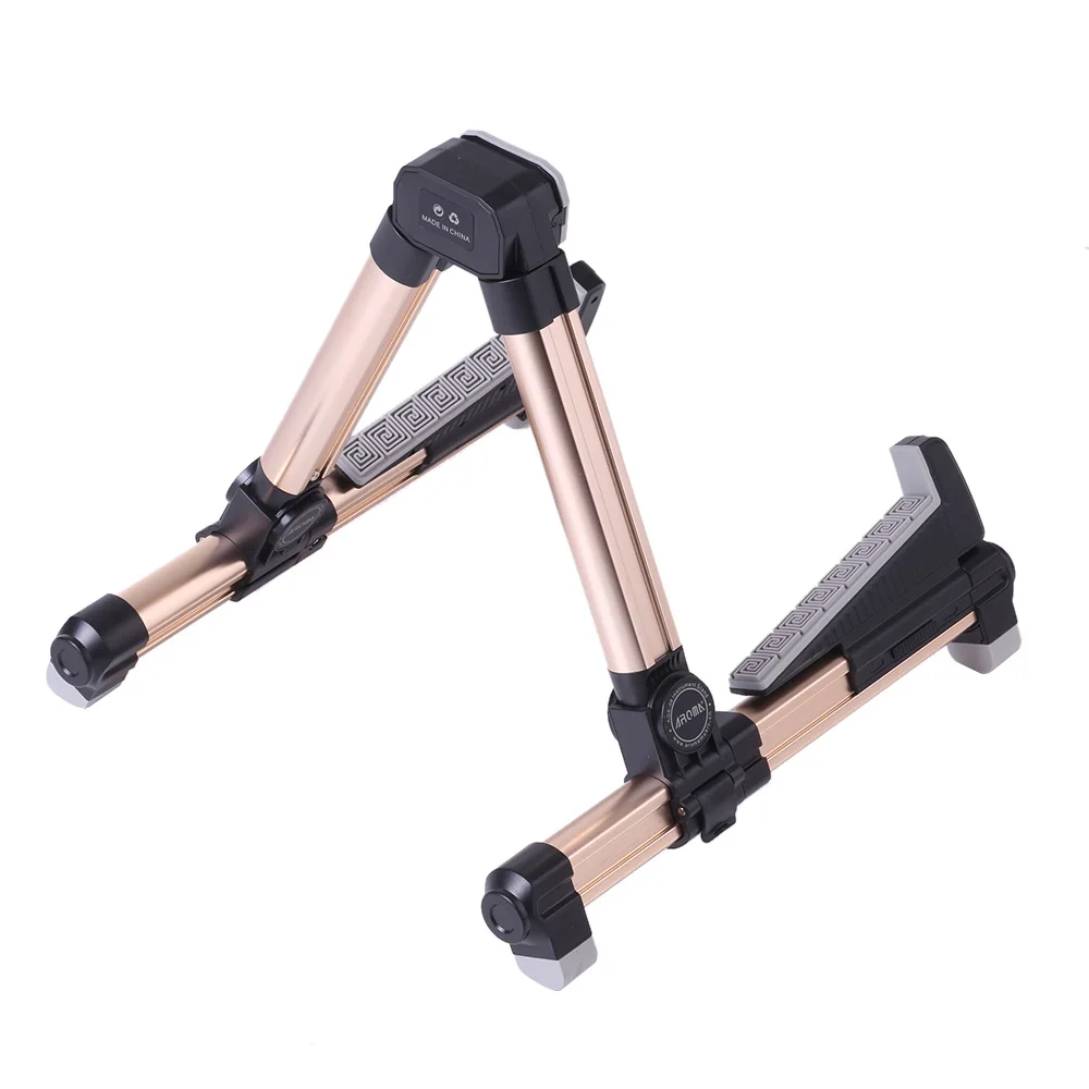 

High Quality AGS-08 Folding Adjustable Universal String Instrument Guitar Stand Aluminum Alloy A-Frame for Guitar