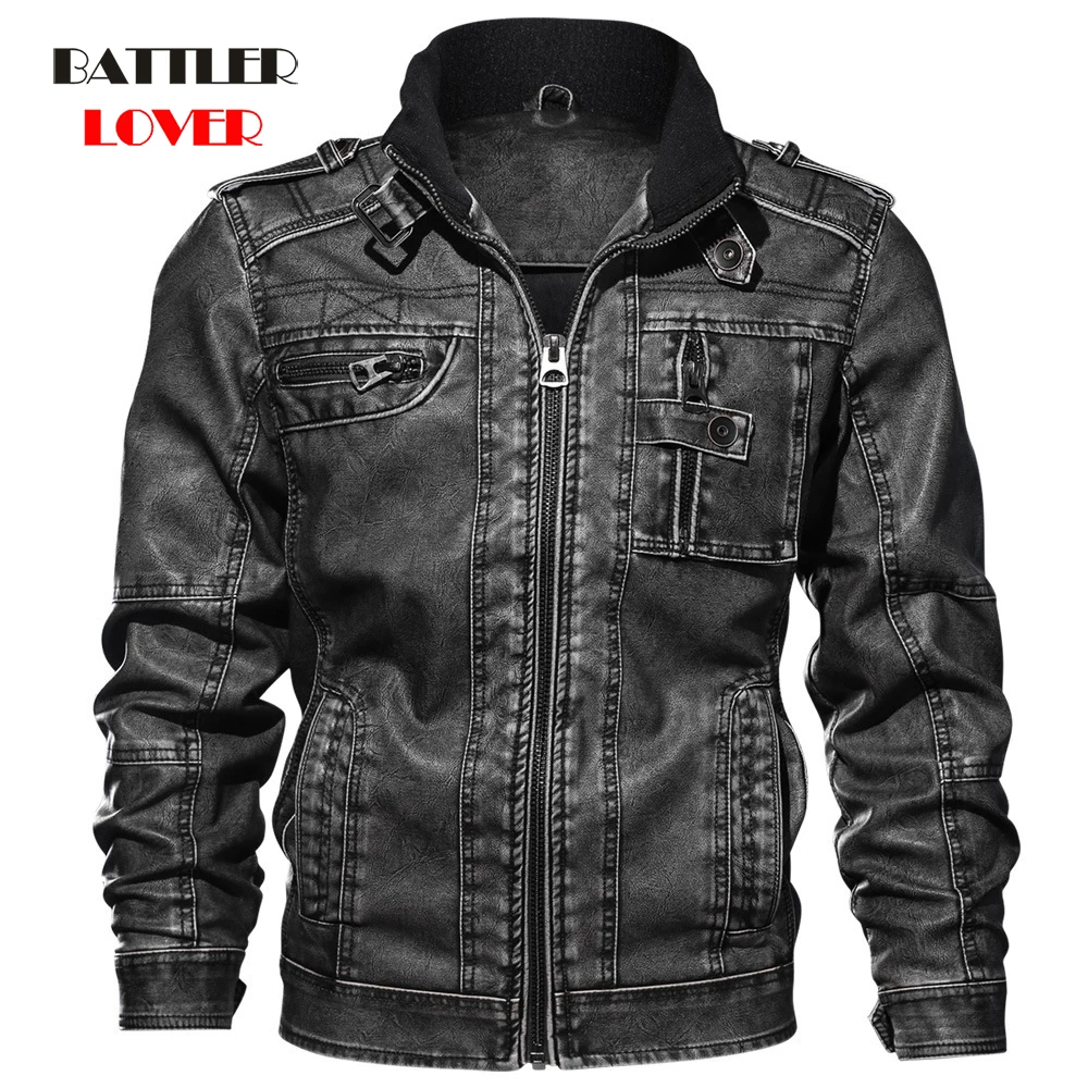 Men Jackets Genuine Leather High Quality Male Classic Motorcycle Biker Cow Leather Jacket Mens Spring Drop Ship Plus Size XL-7XL