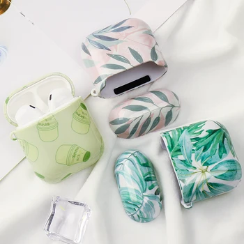 

Printing Earphone Case For AirPods Air Pods 1 2 Soft Silicone Fashion Cute Cover Case Bluetooth Wireless Charging Box Shell