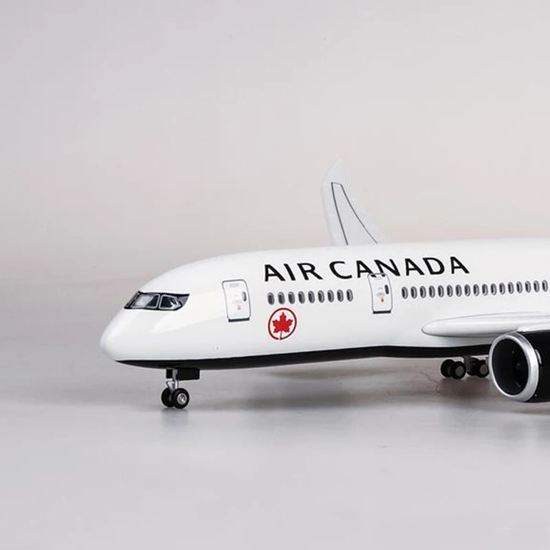 43 см 1/130 масштаб B787 Boeing летательный аппарат канадских авиалиний модель с