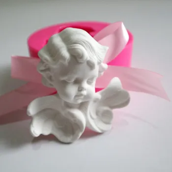 

Diy Aromatherapy Plaster Angel Silicone Mould Handmade Angel Soap mold soap Cake fondant Deco molds for Christmas gifts