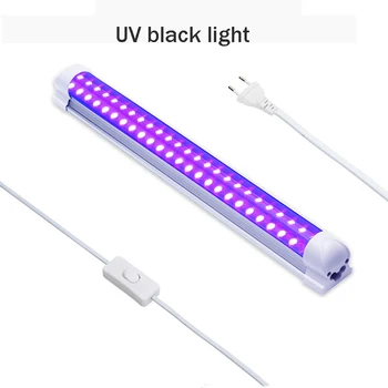 

LED Sterilization And Disinfection Lamp T8 Tube KTV Bar Curing Lamp LED Ultraviolet Fluorescent Agent Detection UV Purple Light