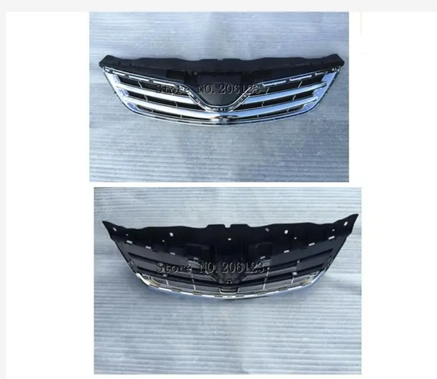 Chrome front Fog Bumper grill Replacement Cover Trim For AUDI A6 C7 2012-2013