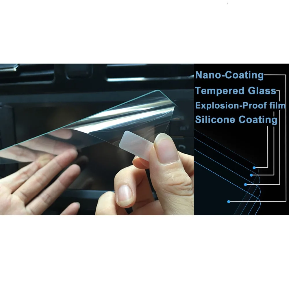 Защитная пленка для экрана из закаленного стекла 8,7 дюймов для Volvo XC90 S90 Автомобильный gps навигатор защита экрана