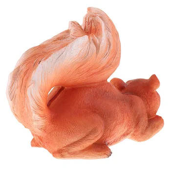 

1Pc Realistic Resin Squirrel Figure Model Animal for Home Fairy Garden Decor