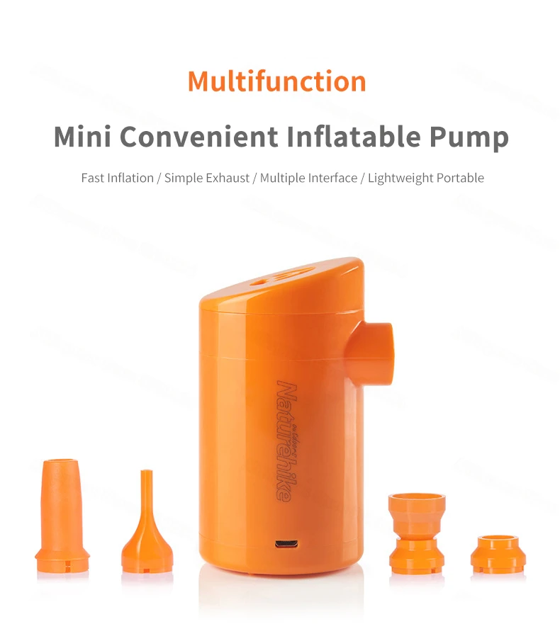 Elétrica para Colchão Travesseiro de Acampamento ao ar Naturehike Mini Bomba Inflável Multifuncional Portátil Bolso Livre Abs 1 High Quality Esporte e Lazer