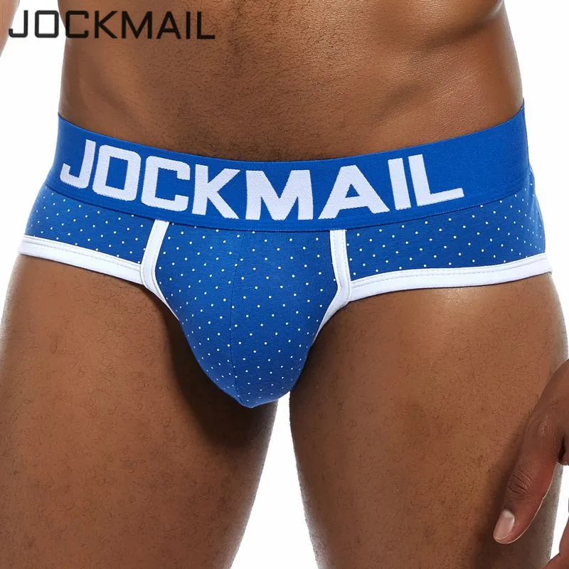 Трусы брифы JOCKMAIL мужские Брендовое нижнее белье хлопковые трусы слипы для геев
