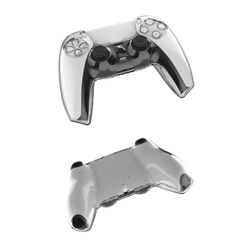 

2020 New Hard PC Clear Shell Protective Case Cover Skin For Playstation 5 PS5 Controller