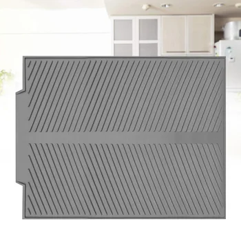 

Keep Clean Tableware Kitchen Multifunction Insulation Dish Draining Mat Home Foldable Drying Pad Flexible Cooking Silicone