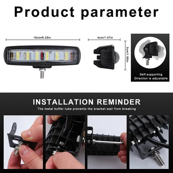 

SUV Working lamp IP68 Super Bright Motorcycle 9000LM Replacement Yellow Spotlight for Jeeps Durable