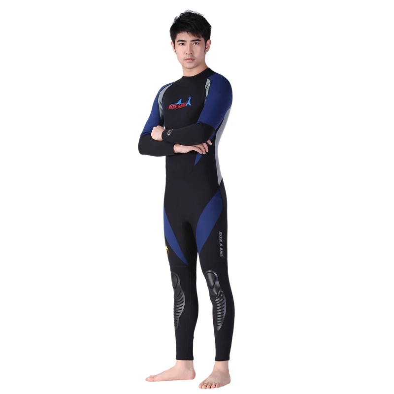 

Dive&Sail Men Aqualung Scuba Wetsuit 3Mm With Front Zipper Anti Chafe Keep Warm Wet Suit