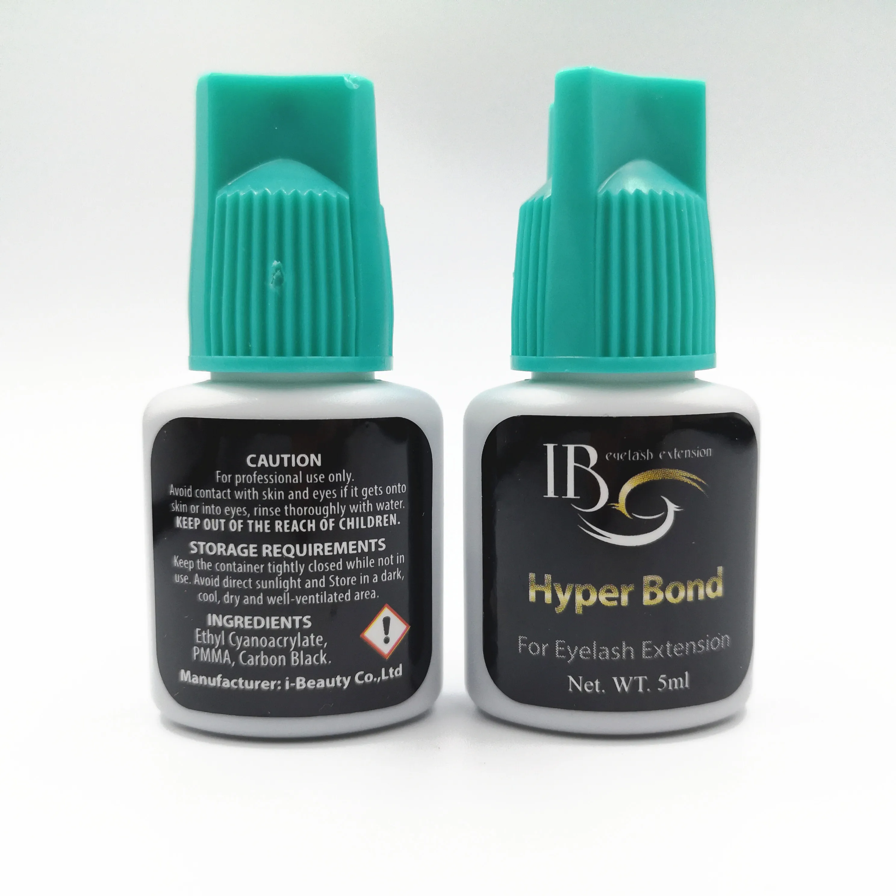 Клей для наращивания ресниц,, 1 шт., корейский IB ibeauty Hyper Bond, 0,5 s, быстросохнущий клей для наращивания ресниц, голубой колпачок, 5 мл