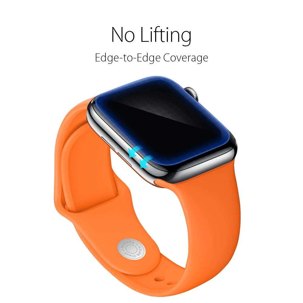 Spigen Неофлекс для наручных часов Apple Watch 5/4(44 мм) Экран протектор гибкий Материал, чтобы предложить полное Экран покрытие 062FL25574