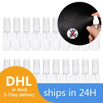 

5pcs/lot Portable Small Transparent Plastic Empty Spray Bottle Refillable Bottles for Disinfecting Water Portable 10/20/30/200ml