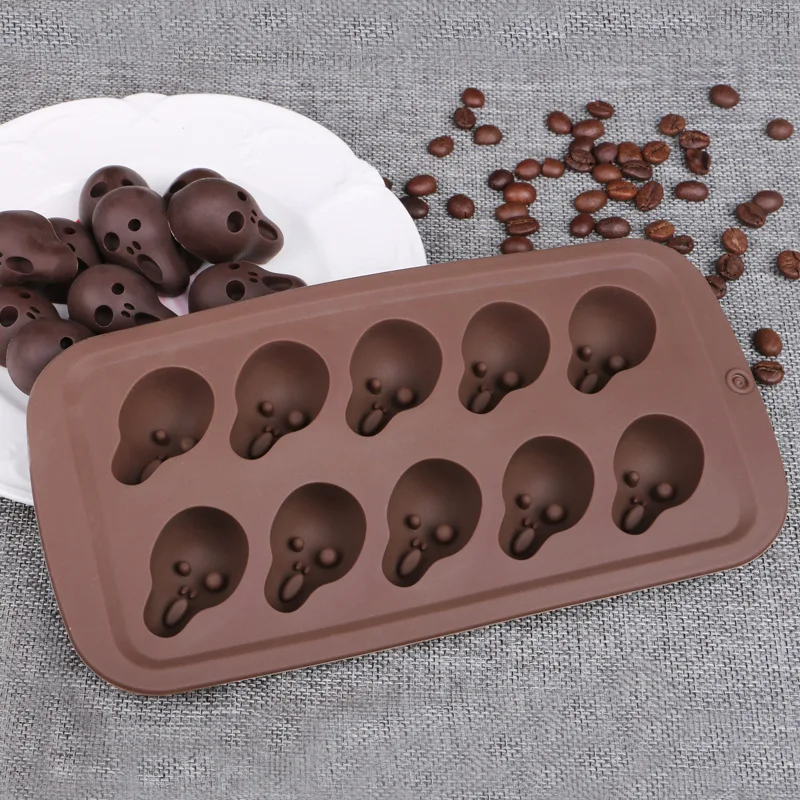 10 Holes Creative Shape Diy Silicone Chocolate Mold Heat Resistant Fondant Molds Cake Decorating Tools | Дом и сад