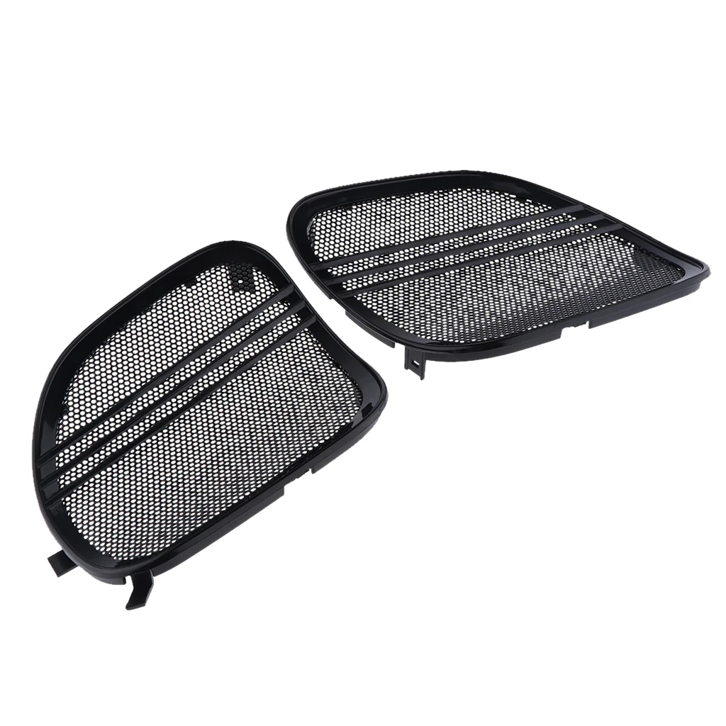 Черный Сменный динамик грили для- HARLEY ROAD GLIDE GRILL