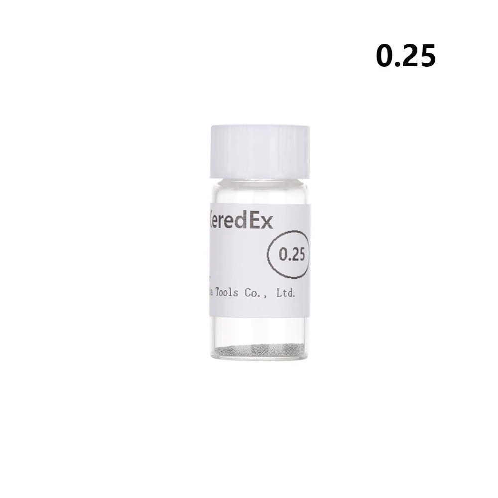 0.25mm Новые шарики для реболлинга(0,2 0,25 0,3 0,35 0,4 0,45 0,5 0,55 0,6 0,65 0,76) BGA Паяльные шарики с этилированным BGA ремонтные инструменты 1 бутылка - Цвет: 0.25mm