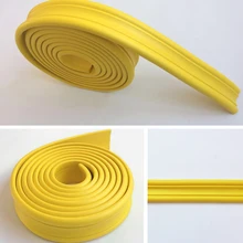 Высокое качество 3D самоклеющиеся декоративные стены формования Плинтус Линии росписи границы стикер 2 м водонепроницаемый VE