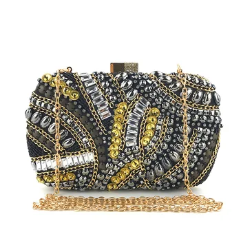 

Women's 2020 Classic Fashion Handmade Beaded Dinner Handbag