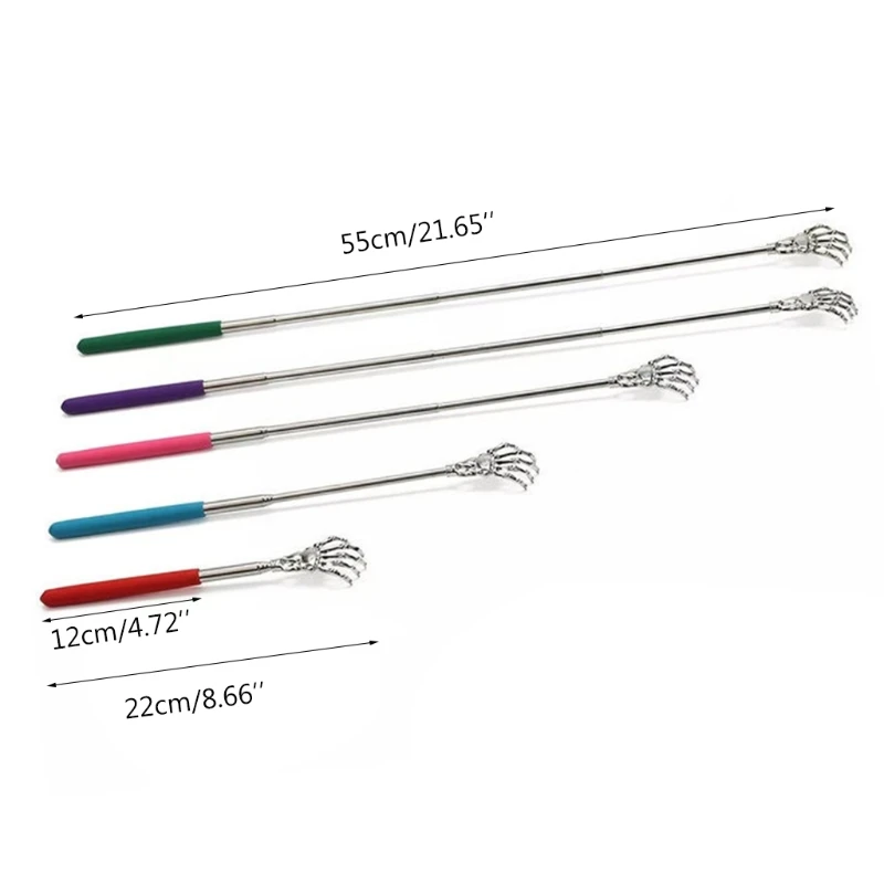 Portable Extendable Telescopic Back Scratcher Stainless Steel Hand Massager