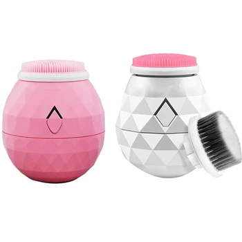 

Facial Cleansing Brush Electric Cleanser & Massager - Waterproof Sonic Face Cleanse Brush Cleaner, Silicone Vibrating Face Clean
