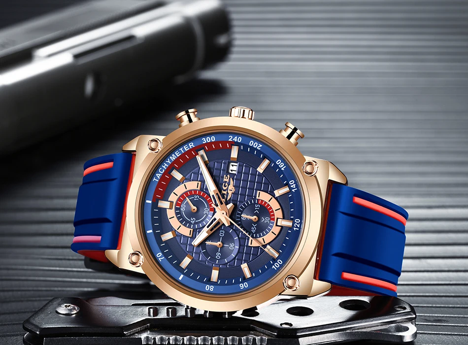 Reloj Hombre LIGE часы мужские s кварцевые часы Топ бренд Роскошные модные спортивные часы водонепроницаемые мужские часы Relogio Masculino+ коробка