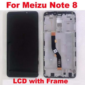 

100% Tested Best Working Touch Screen Digitizer LCD Display Assembly Sensor with Frame For Meizu Note 8 M822H M822Q Pantalla