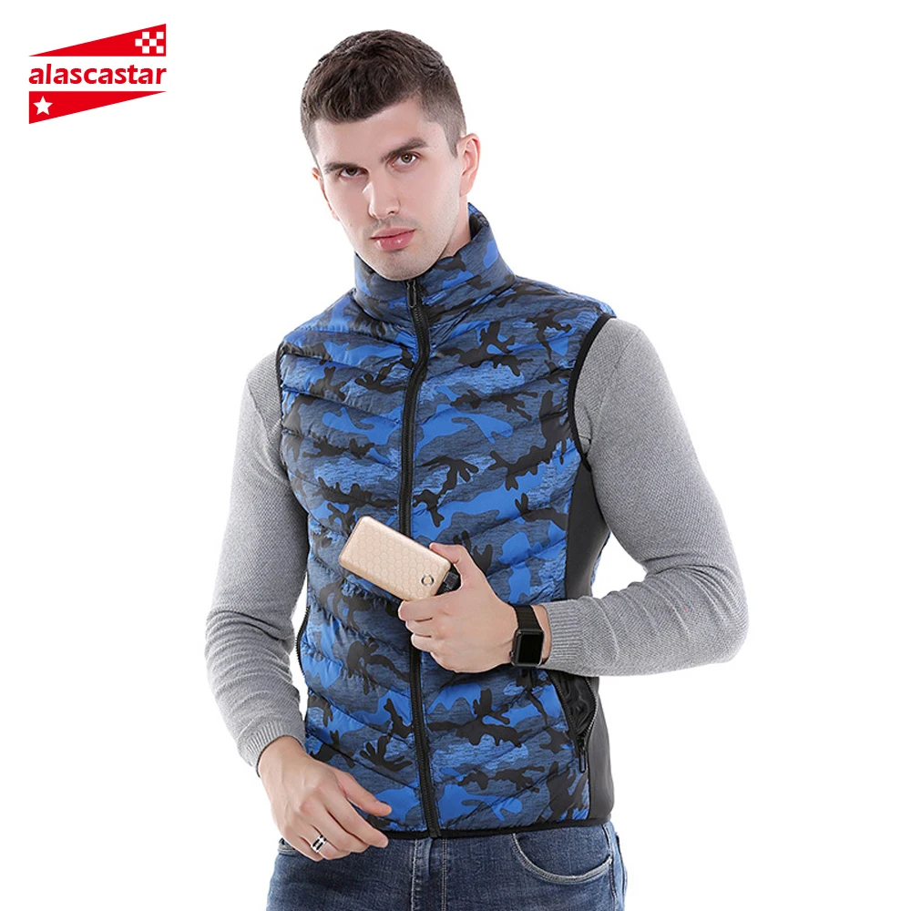 

Winter Electric Heated Jacket Vest USB Heating Vest Infrared Hunting Flexible Riding Jacket Moto Thermal Warm Cloth Waistcoat