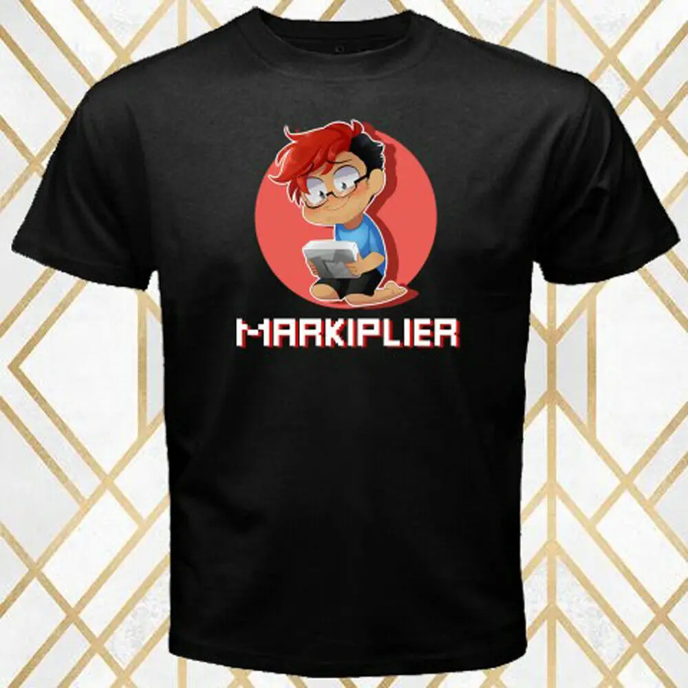 Мужские черные футболки с логотипом markipler Youtuber Streamer футболка S-3XL 20th 30th 40th 50th день