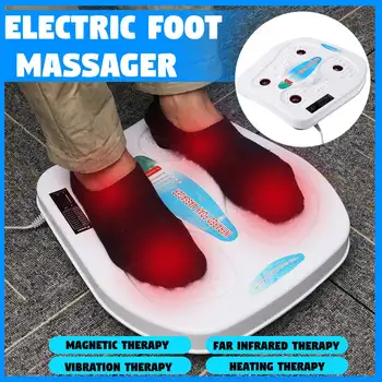 

220V Electric Infrared Vibrator Foot Massager Infrared Acupuncture Heat Therapy Relaxing Fatigue Kneading Massager Health Care