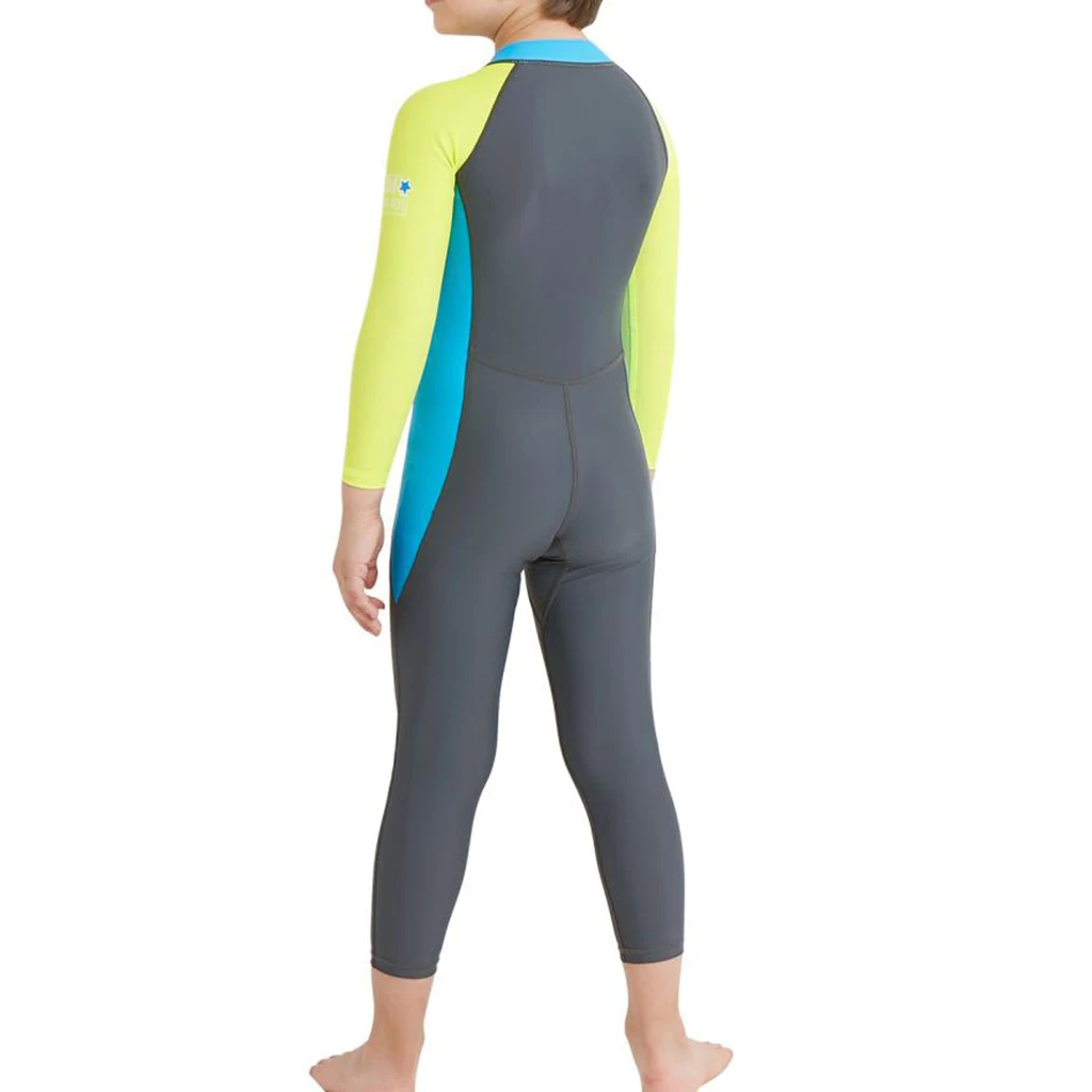 Kids Long Sleeve Wetsuit Beach Diving Full Body Swimwear Swimsuit Cold Water Scuba Snorkeling Spearfishing Kids Wetsuit