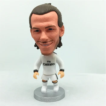 

2.55" 6.5cm Height Soccer Doll Gareth Figure White & Black