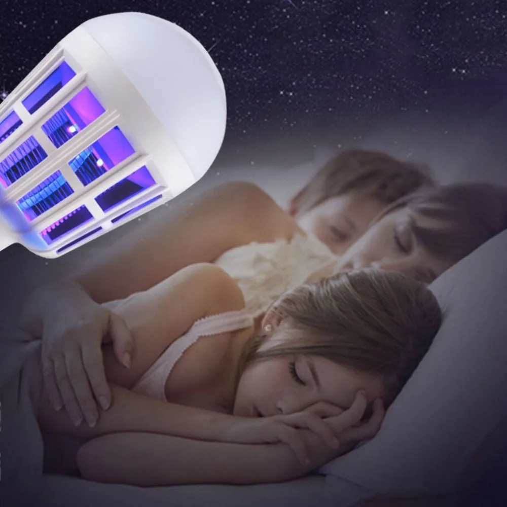Anti Mosquito Bulb Lighting Mosquito Control Dual-Purpose Lamp Three Stage Switch Bulb LED Mosquito Killer Lamp No noise