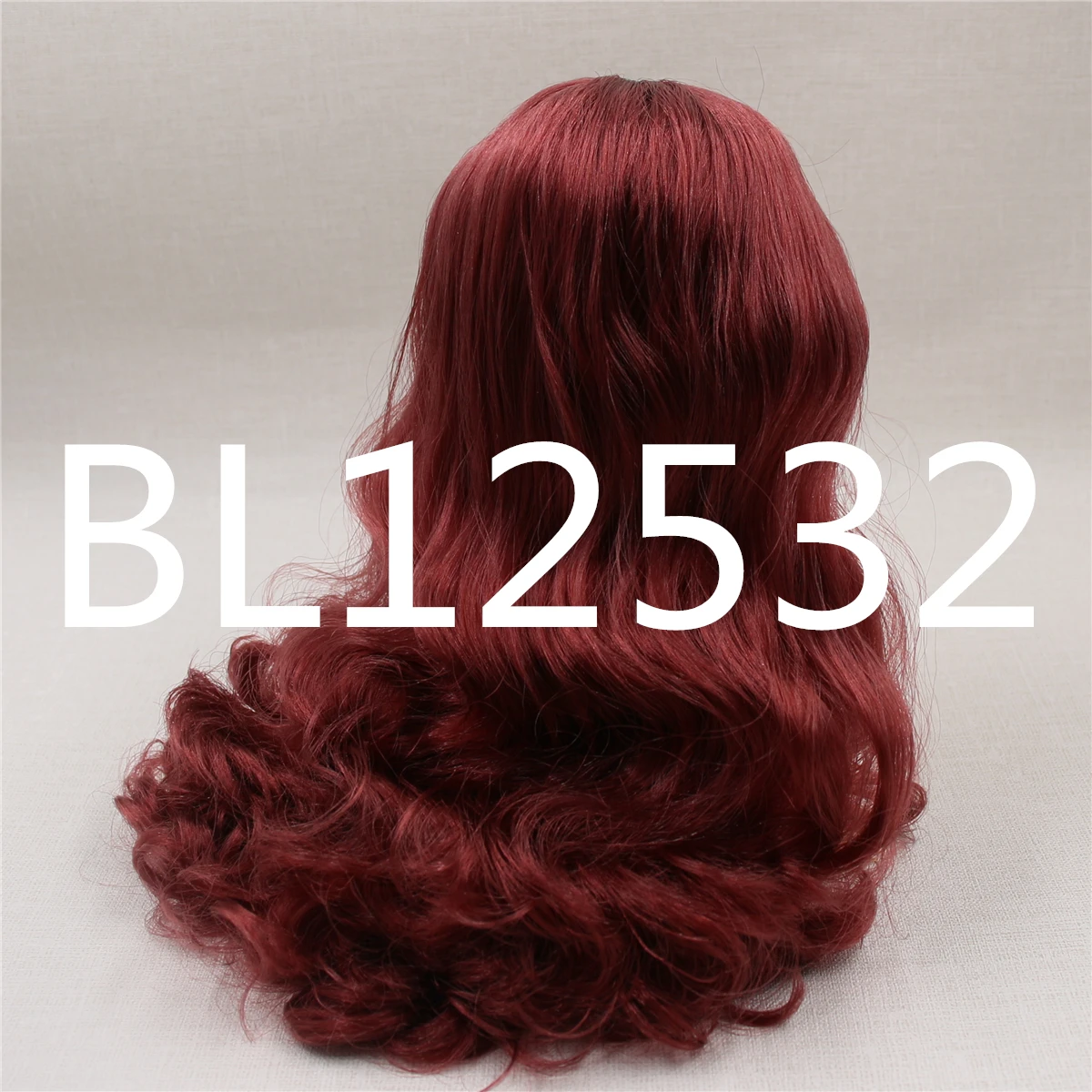 Neo Blythe Doll Maroon Hair with Takara RBL Scalp Dome 1