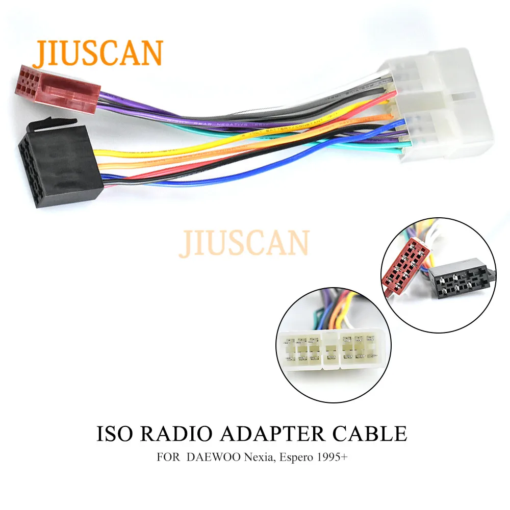 JIUSCAN 12-037 ISO радио для FORD Fusion Fiesta для LAND ROVER freelander 2005+ проводка f-жгут провода кабель штекер Адаптер стерео