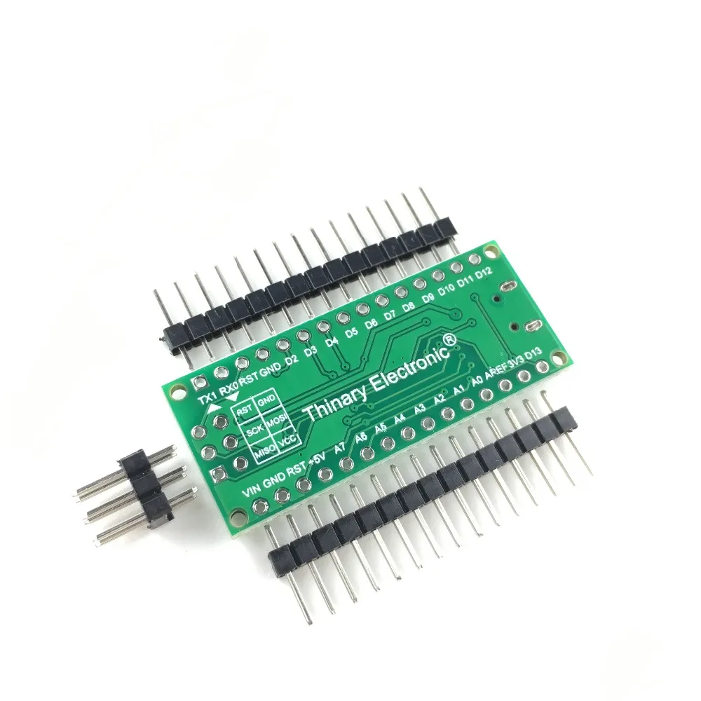 50 шт. Nano 3,0 контроллер совместим с arduino совместимый nano Atmega328 серии CH340 USB драйвер НЕТ с кабелем NANO V3.0