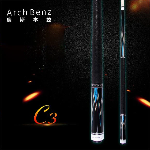 

Original Arch Benz C3 Billiard Pool Cue 13mm Tip 149cm Length Professional Billiards with Excellent Gifts